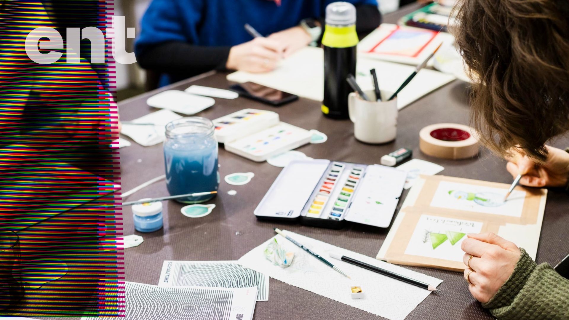 Offene Kreativwerkstatt – Alle können Aquarellkarten